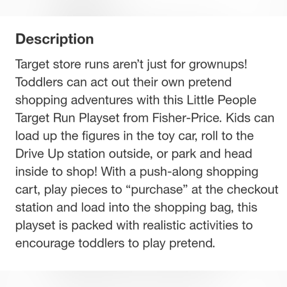 Fisher Price Little People Target Run Playset NEW US Exclusive - Picture 5 of 5
